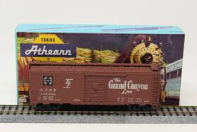 145388 Athearn Ho Blue Box 40ft Car Santa Fe Atsf Red Rtr