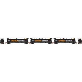 14994 Athearn N 23k Tank Train Gatx 3-pack Inch Intermediate Set