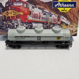 6008 Athearn 1507 Ho Scale Model Kit 3 Dome Tank Car Ethyl Corp. Ebax Rd#6008