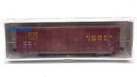 43641 Athearn 17566 N Wisconsin Central 50ft Fmc Double Door Box Car Ssam #43641 Ln/box