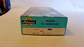20707 Athearn Ho Scale 40ft Box Car Atlantic Coast Line Brown #20707 Built