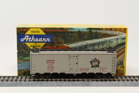 207902 Athearn Ho Yellow Box 40ft Reefer Canadian National Cn Gray Built