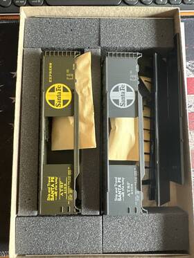 2306 Athearn Ho Scale Se Santa Fe 50ft Dd Boxcars Set Of 2 Unassembled