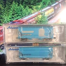 23439 Athearn 2 Acf 2970 2-bay Center Flow Freight Car N Scale Union Pacific Blue 23439 Athearn 2 Acf 2970 2-bay Center Flow Freight Car N Scale Union Pacific Blue