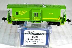 24327 Athearn N Scale Bay Window Caboose Illinois Terminal