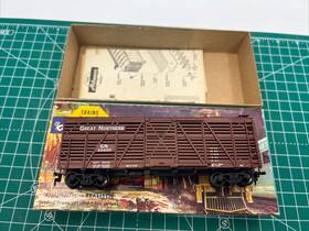 27022 Athearn Great Northern 40 Ft Boxcar 1223 Ho Burgundy With Box Used. B3
