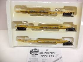 28911 Athearn Ho Trinity 57ft Spine Car Set Ttx