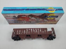 2903h Athearn Ho Scale 54ft Covered Hopper Pomeroy Coop Ptlx 3488 Blue Box