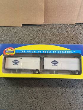 29150 Athearn #29150 Ho Scale Trailers 2-28 Wedge Inch Overnite Trucking Nib