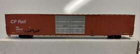 205979 Athearn 2953 Ho Scale Cp Rail 86ft Hi-cube Box Car With Graffiti #205979
