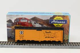 34649 Athearn Ho Blue Box Custom 40ft Steel Reefer Santa Fe Scout Sfrd Rtr