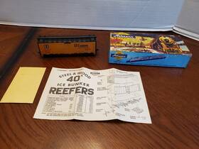36582 Athearn Ho Blue Box 5019 40ft Reefer Santa Fe Sfrd El Capitan Orange Kit