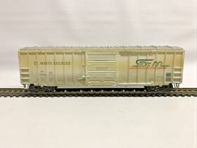 382-1 Athearn Ho Scale Bev-bel 382 St Marys Railroad 50ft Box Car Sm 3394 Weathered