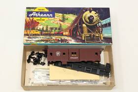 496207 Athearn Ho Blue Box 1292 Bay Window Caboose Pennsylvania Prr Brown Kit