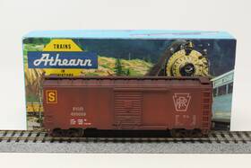 499669 Athearn Ho / Third Rail 40ft Box Car Pennsylvania Inch S Prr Red Rtr
