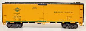 50300 Athearn Ho Scale Refrigerator Box Car Kadee Couplers Metal Wheels Illinois Cent