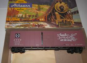 11074 Athearn 5054 Ho Scale 50ft Santa Fe Ftchiefft Single Door Box Car #5054