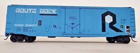 516017 Athearn Ho Scale Steel Rtr 50ft Plug Door Box Car Rock Island Kadees