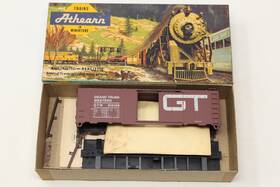 516158 Athearn Ho Blue Box 1211 40ft Car Grand Trunk Western Gtw Brown Kit