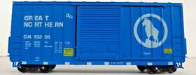 53305 Athearn Ho Scale Blue Box Rtr 40ft Plug Door Hi-cube Car Great Northern Kadees