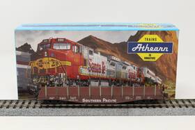 540027 Athearn Ho Blue Box 40ft Flat Car With Stakes Southern Pacific Sp Built