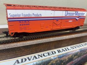 5437 Athearn Dresser Magcobar 50ft Plug Door Car - Ho Scale Inch Foundry Products Display