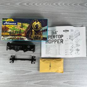 233507 Athearn 5441 Ho Scale Open Top Hopper Car Baltimore Ohio B&o Unbuilt Train Kit