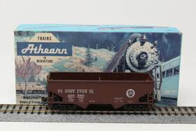 220558 Athearn 5445 Ho Blue Box 34ft Hopper Pennsylvania Prr Brown Built