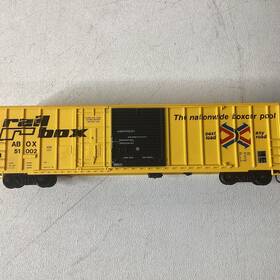 51002 Athearn 5521 Blue Box #51002 Ho Scale Railbox 50ft Car