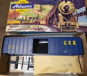 138319 Athearn 5529 Ho Scale 50 Ft Box Car Kit Railbox Csx