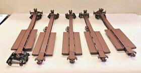 5552-5562 Athearn 5552 And 5562 2 Impack Ends 3 Inter Ssw -cotton Belt Built With Kds Set 1