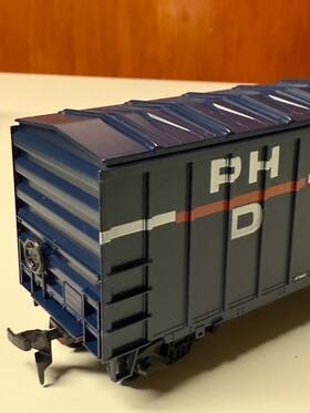 566-1 Athearn Bev-bel Ho Kit #566-1 50 Acf Railbox Car Port Huron And Detroit #1053