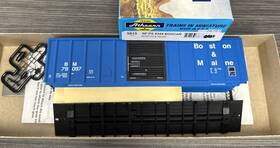 5344 Athearn 5813 Ho Kit #5813 50 Ps Boxcar Boston And Maine Nos