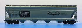 60751 Athearn Ho Scale Inch Stauffer Chemicals Shpx 4-bay Covered Hopper Freight Train Car