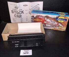 64127 Athearn Ho Blue Box 1777 40ft Stock Car Rio Grande