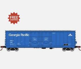 11881 Athearn 67722 - 50ft Evans Dd Plug Box Georgia Pacific Uslx Ho Scale