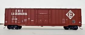 69099 Athearn Ho Scale Steel Rtr 50ft Plug Door Box Car Erie Lackawania Kadees