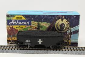 701345 Athearn Ho Blue Box 34ft O/s Hopper With Coal Load Boston And Maine Bm Custom