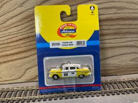 26358 Athearn 70445 Checker Cab Yellow And White Ho 1/87 New