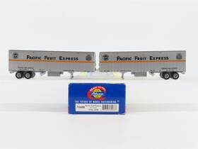 70488 Athearn Ho Scale Sp Up Pfe Pacific Fruit Express 40ft Trailers 2-pack