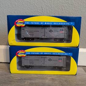 71334 Athearn 71333 2 And Pacific Fruit Express 40 Steel Reefer Boxcar Lot Ho