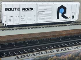 71875 Athearn Chicago Northwestern Ex- Rock Island Outside Post Boxcar Ho Scale Inch New