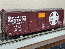 71970 Athearn Santa Fe 40ft Grain Box Car All The Way Inch Southrn Cross Ho Scale New