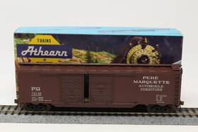 72188 Athearn Ho Custom 50ft Auto Box Car Pere Marquette Pm Tuscan Red Rtr