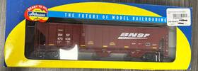 72344 Athearn Ho Scale Rtr #72344 54 Ps Covered Hopper Bnsf Nib