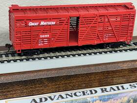 73227 Athearn Great Northern Set Of 6 Mather Livestock Cattle Cars Gn Red -ho Scale New Rare 73227 Athearn Great Northern Set Of 6 Mather Livestock Cattle Cars Gn Red -ho Scale New Rare