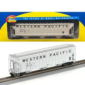 12075 Athearn 73816 Ho Scale 54 Fmc 3-bay Covered Hopper Western Pacific Wp
