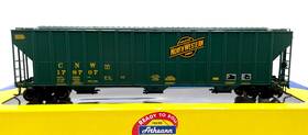 178707 Athearn 73850 Ho 54ft Fmc Covered Hopper Chicago And North Western Cnw #
