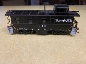 01449 Athearn 74155 Ho Scale Rio Grande Regular Caboose #74155