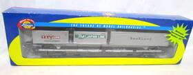 74201 Athearn Ho Scale C&o Progress 85ft All Purpose Flat And Container Load Nos